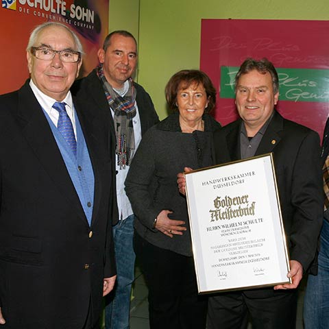 Verleihung Goldener Meisterbrief Frische
