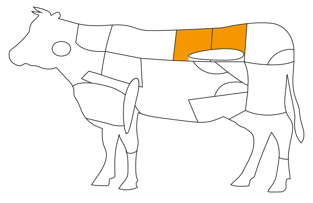Teilst�ck vom Rind: Rumpsteak