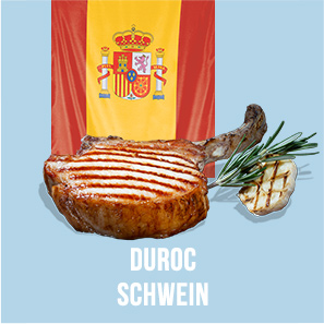 Duroc Schwein � edle Cuts vom spanischen Gourmet-Schwein