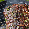 Charolais Rib Eye Steak gegrillt mit Senfbutter