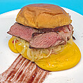 Ocean Beef Rumpsteak Philli Cheese Steak Burger
