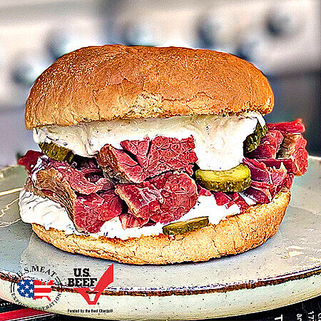 American Salt Beef Burger